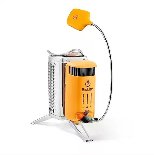 BioLite CampStove 2+ Wood Burning, Electricity Generating & USB Charging Camp Stove, Stove Only