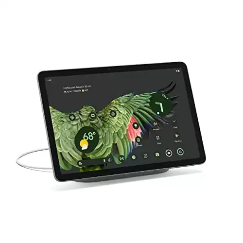 Google Pixel Tablet with Charging Speaker Dock Android Tablet with 11-Inch Screen, Smart Home Controls, and Long-Lasting Battery Hazel/Hazel 128 GB, 2560 1600 Pixels