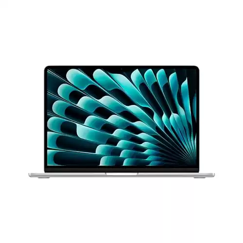 Apple 2024 MacBook Air 13-inch Laptop with M3 chip: Built for Apple Intelligence, 13.6-inch Liquid Retina Display, 16GB Unified Memory, 512GB SSD Storage, Backlit Keyboard, Touch ID; Silver