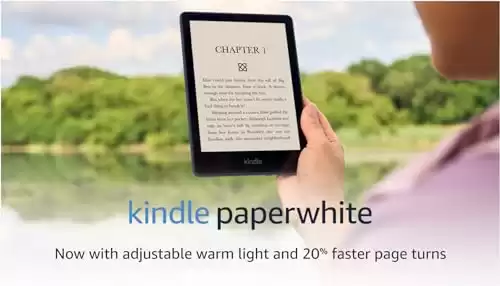 Amazon Kindle Paperwhite Signature Edition (32 GB) With auto-adjusting front light, wireless charging, 6.8 display, and up to 10 weeks of battery life Without Lockscreen Ads Denim