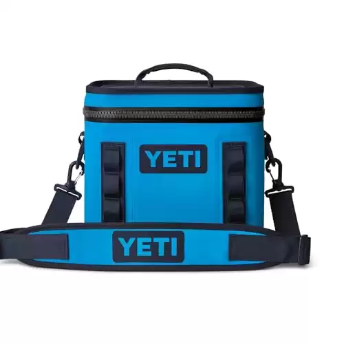 YETI Hopper Flip 8 Portable Cooler, Big Wave Blue