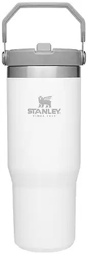 STANLEY IceFlow Stainless Steel Tumbler with Straw, Vacuum Insulated Water Bottle for Home, Office or Car, Reusable Cup with Straw Leak Resistant Flip